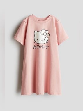 H&M PRINTED COTTON DRESS Hello Kitty Sanrio